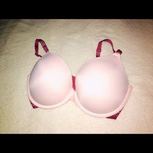 Pink by VS bra size 32dd light pink/mauve